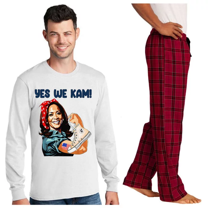 Yes We Kam Madam Harris Fun Chuck And Pearl Long Sleeve Pajama Set