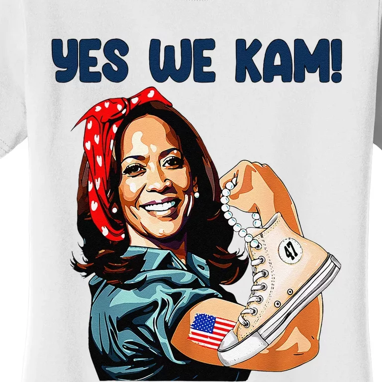 Yes We Kam Madam Harris Fun Chuck And Pearl Women's T-Shirt