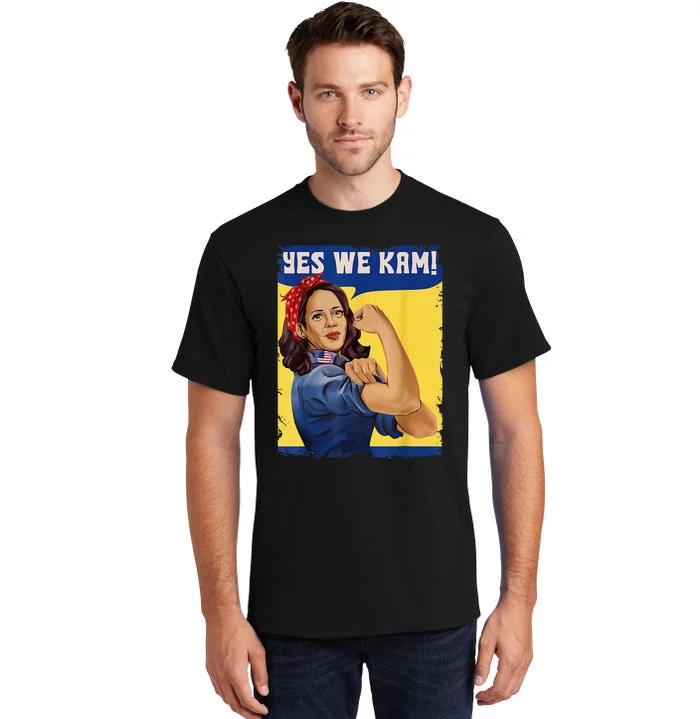 Yes We Kam Madam Harris Kamala Harris 2024 For President Tall T-Shirt