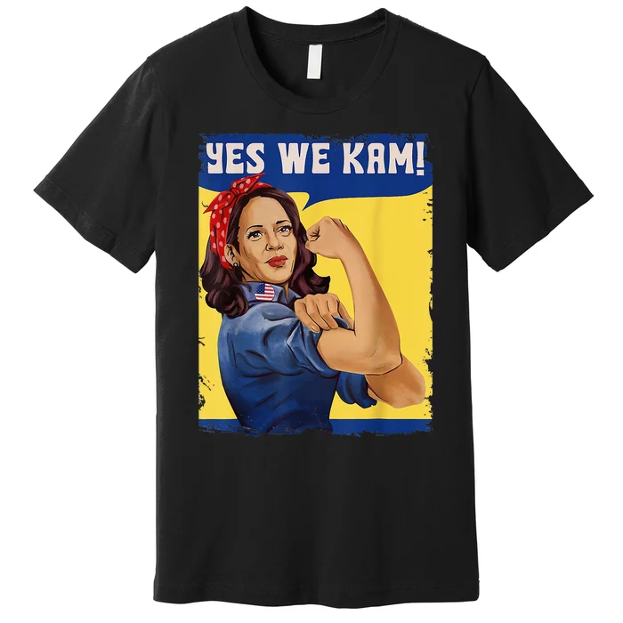 Yes We Kam Madam Harris Kamala Harris 2024 For President Premium T-Shirt