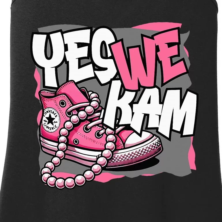 Yes We Kam Chucks And Pearls Ladies Essential Tank