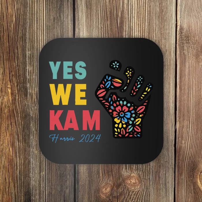 Yes We Kam Kamala Harris 2024 Coaster