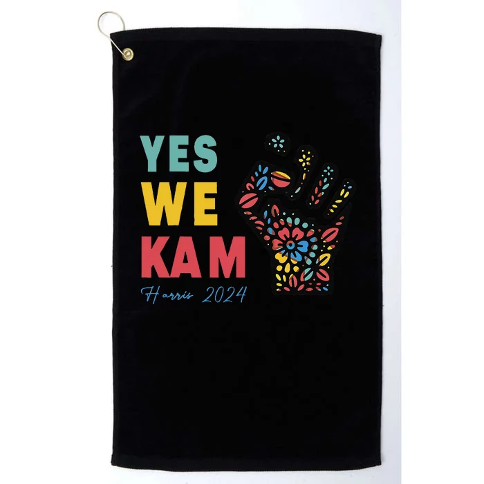 Yes We Kam Kamala Harris 2024 Platinum Collection Golf Towel