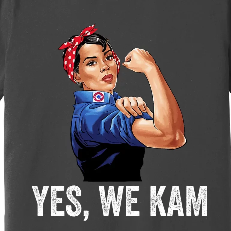 Yes We Kam 2024 Kamala Harris For President Elect Campaign Premium T-Shirt