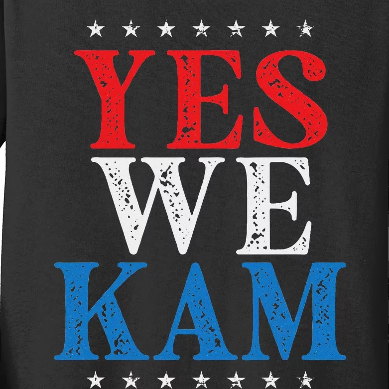 Yes We Kam Saying Quote Kids Long Sleeve Shirt