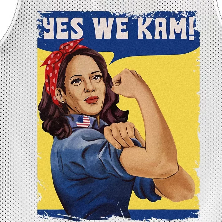 Yes We Kam Madam Harris Fun Mesh Reversible Basketball Jersey Tank