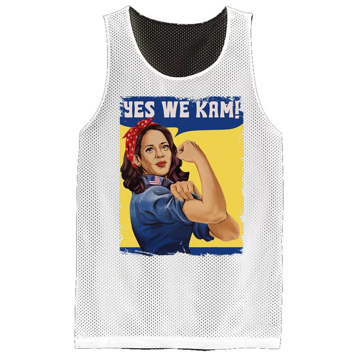 Yes We Kam Madam Harris Fun Mesh Reversible Basketball Jersey Tank