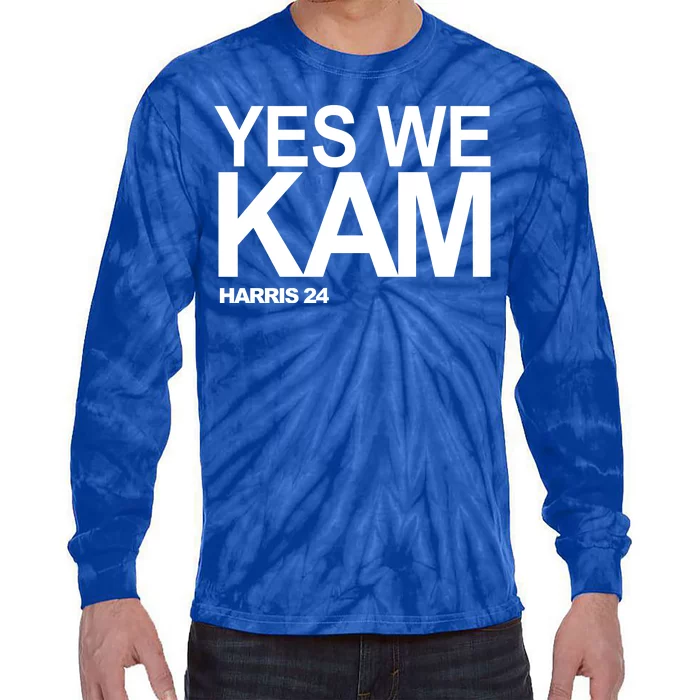 Yes We Kam Harris 2024 Pro Kamala Tie-Dye Long Sleeve Shirt