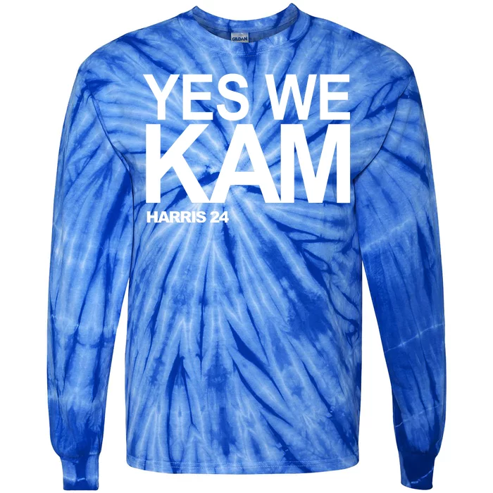 Yes We Kam Harris 2024 Pro Kamala Tie-Dye Long Sleeve Shirt