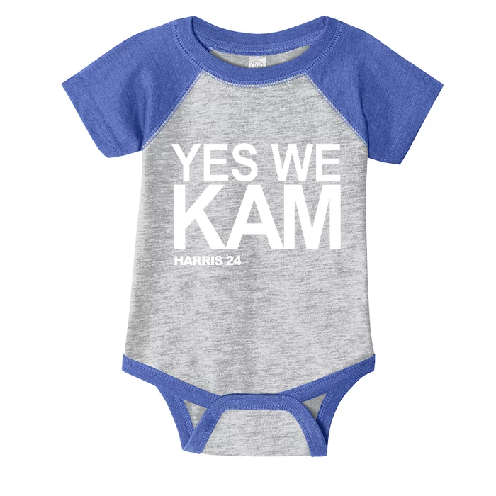 Yes We Kam Harris 2024 Pro Kamala Infant Baby Jersey Bodysuit