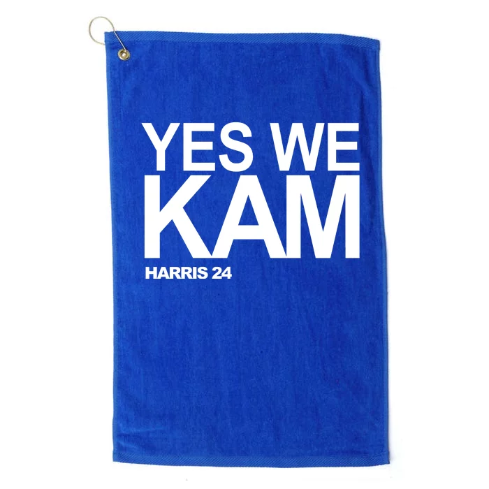 Yes We Kam Harris 2024 Pro Kamala Platinum Collection Golf Towel