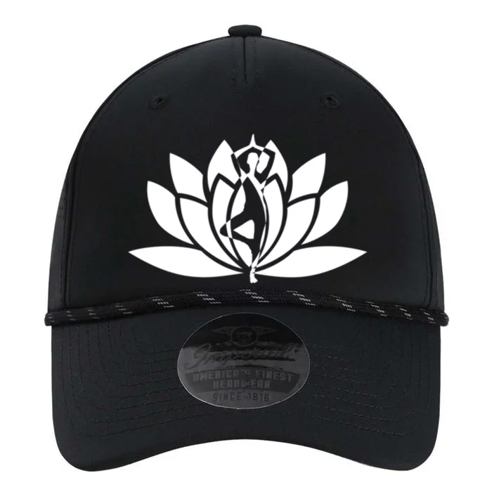 Yoga With Lotus Flower Cool Gift Performance The Dyno Cap