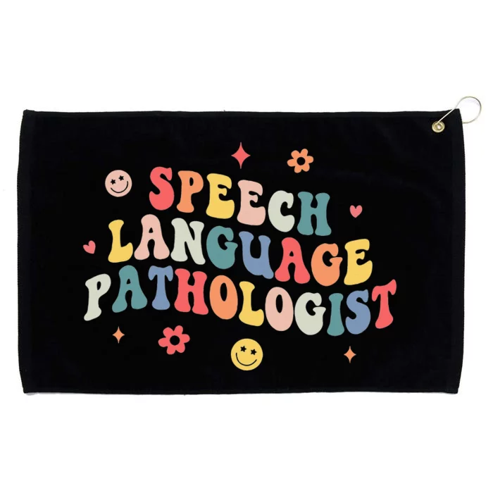 Your Words Matter Speech Therapy Language Pathologist SLP Grommeted Golf Towel