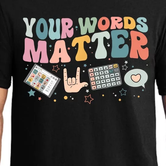 Your Words Matter Speech Therapy Language Pathologist Mental Pajama Set