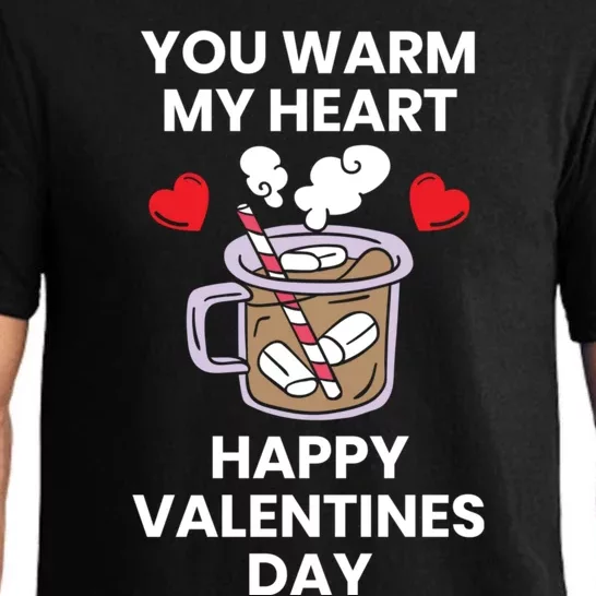 You Warm My Heart Happy Valentine's Day Rotic Saying Gift Pajama Set