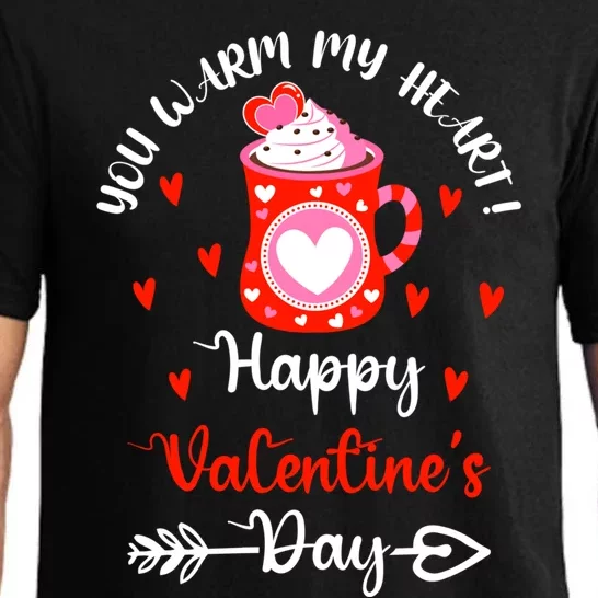 You Warm My Heart Happy Valentine's Day Rotic Saying Gift Pajama Set