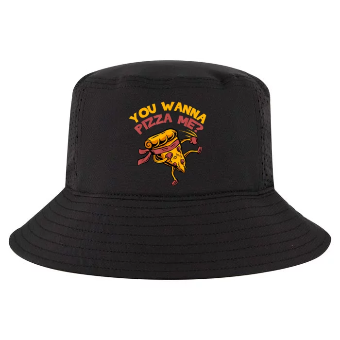 You Wanna Pizza Me Funny Foods Lovers Cool Comfort Performance Bucket Hat