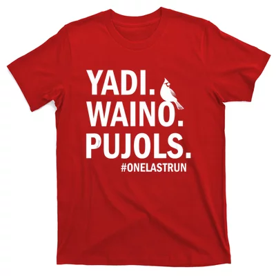 Yadi Waino Pujols #Onelastrun Baseball Kids Long Sleeve Shirt