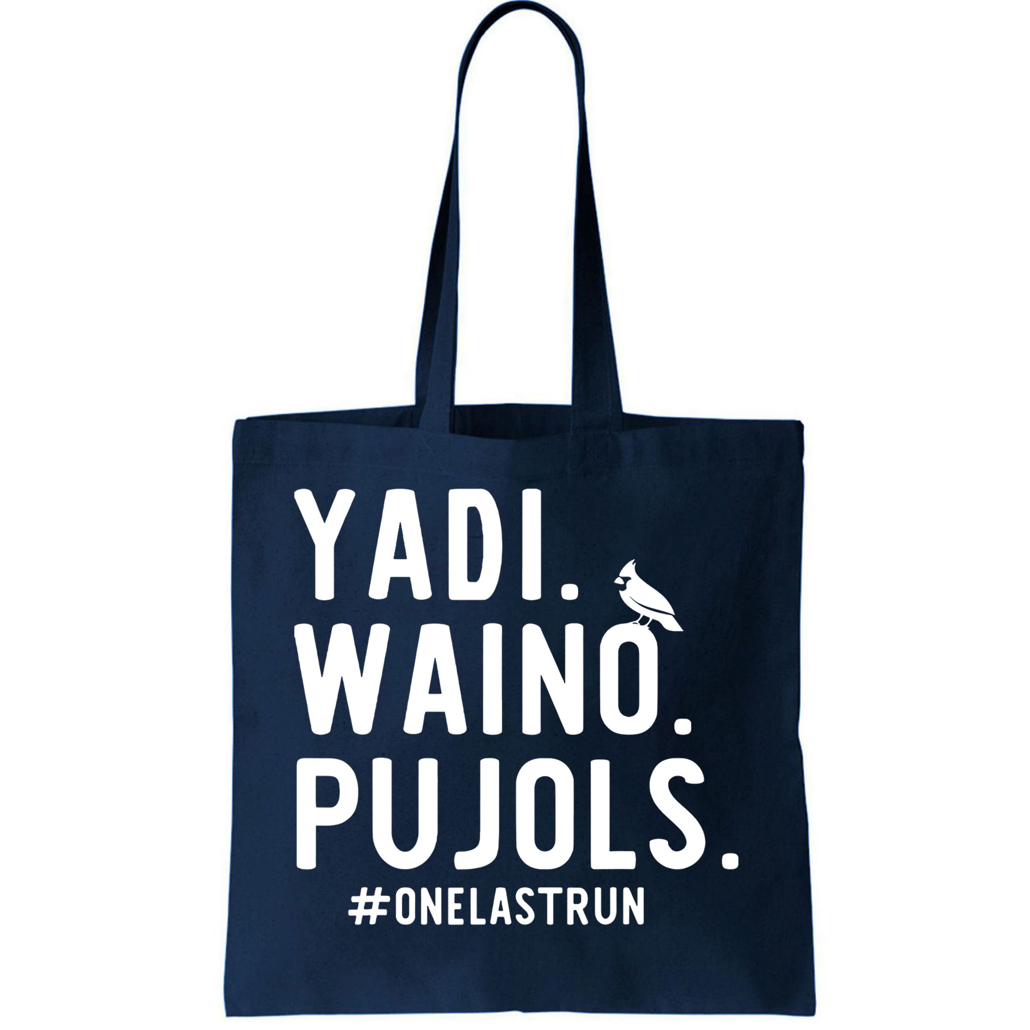 TeeShirtPalace | Yadi Waino Pujols One Last Run Zip Tote Bag