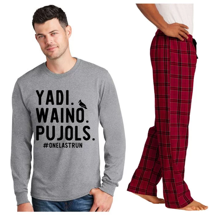 Yadi Waino Pujols One Last Run Long Sleeve Pajama Set