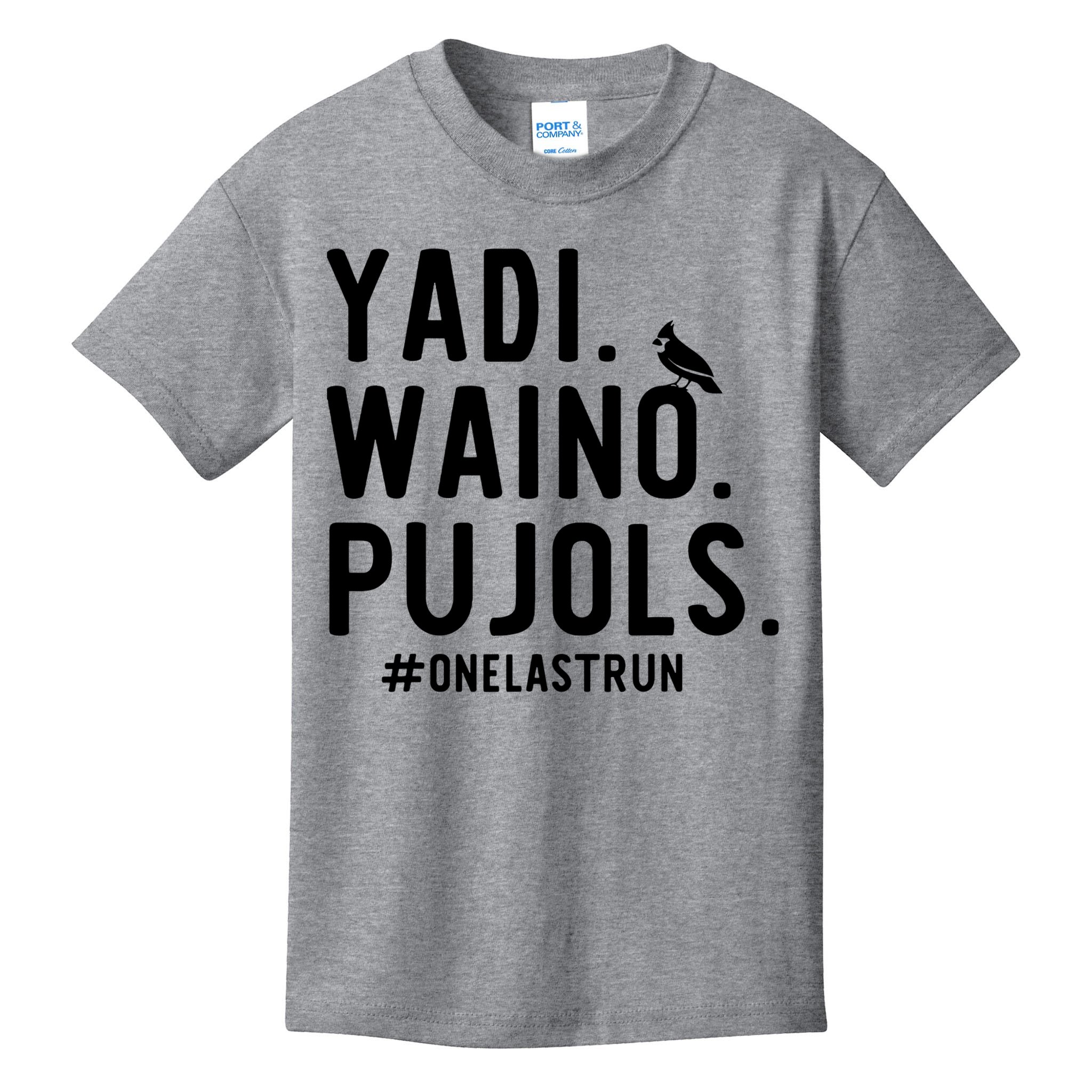 Yadi Waino Pujols One Last Run T-Shirt