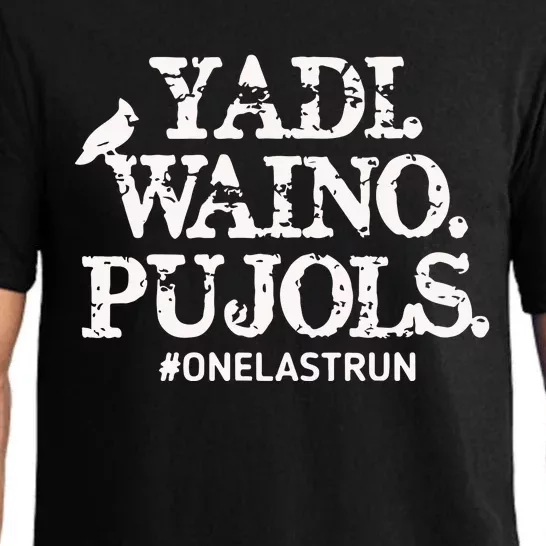 Yadi Waino Pujols #Onelastrun Baseball Pajama Set