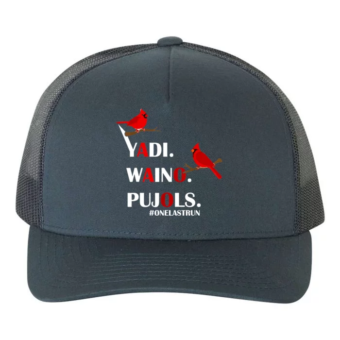 Yadi Waino Pujols For Women Yupoong Adult 5-Panel Trucker Hat