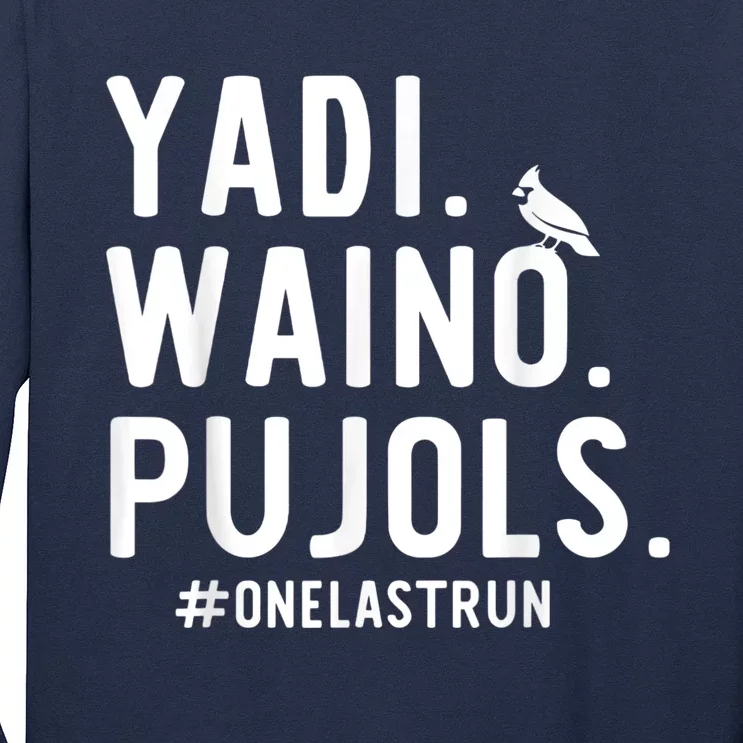 Teeshirtpalace Yadi Waino Pujols Long Sleeve Shirt