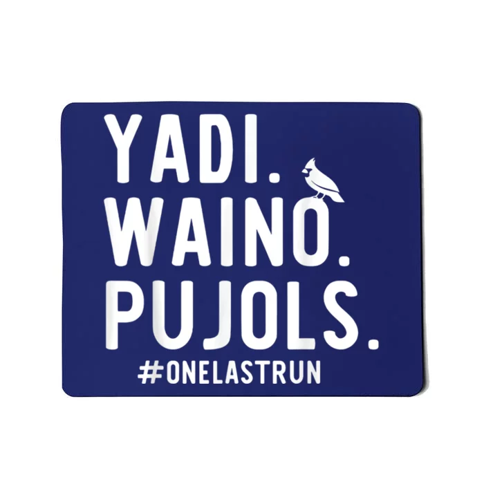 Yadi Waino Pujols Mousepad