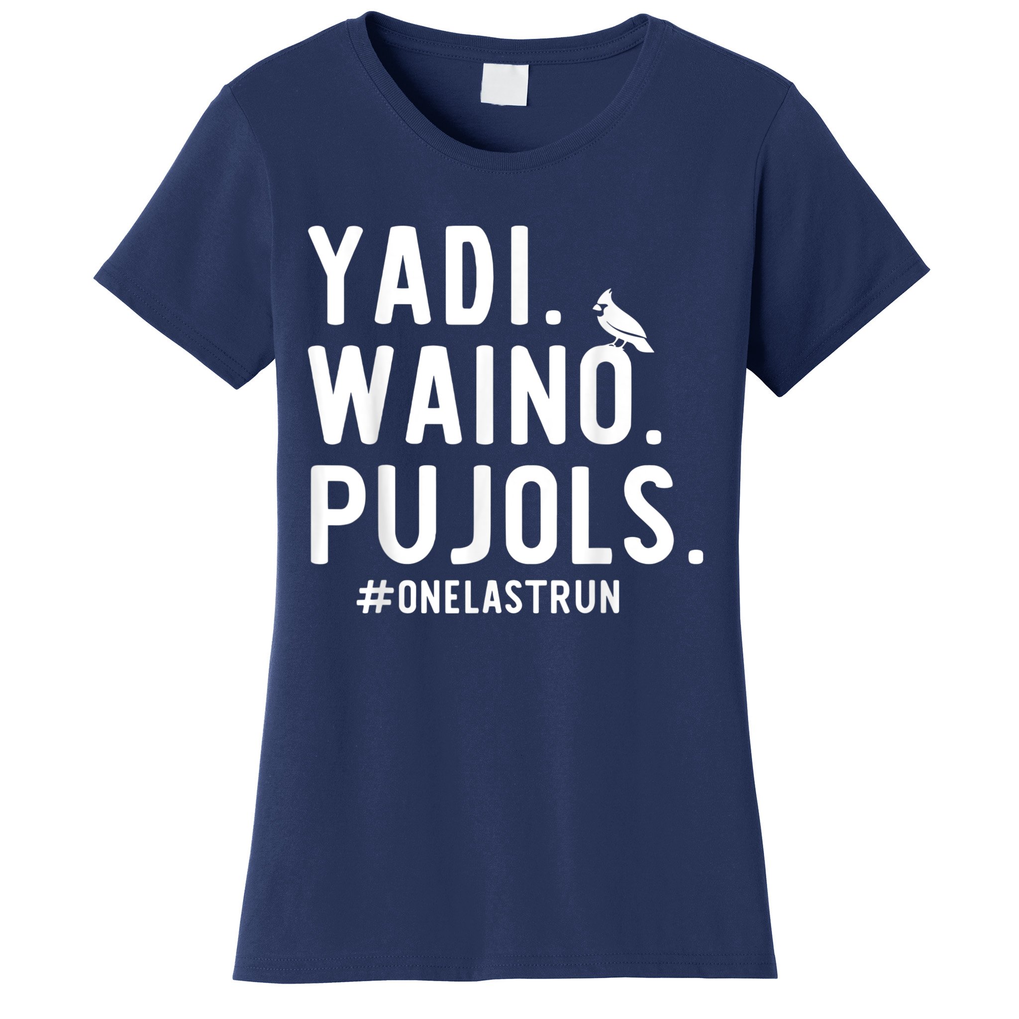 Yadi Waino Pujols Funny Mens Back Print T-shirt