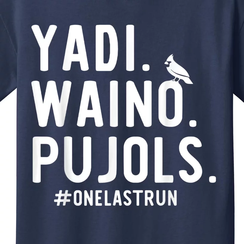 Yadi Waino Pujols Kids T-Shirt