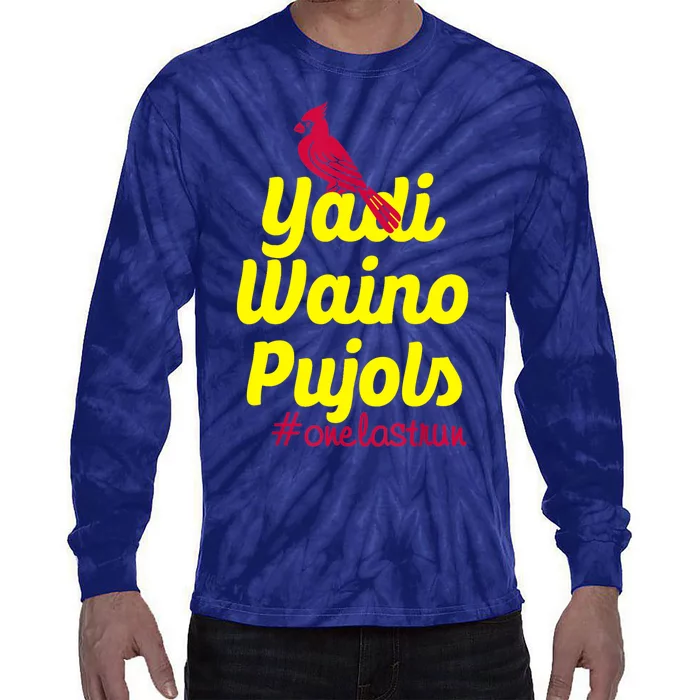 Yadi Waino Pujols Tie-Dye Long Sleeve Shirt