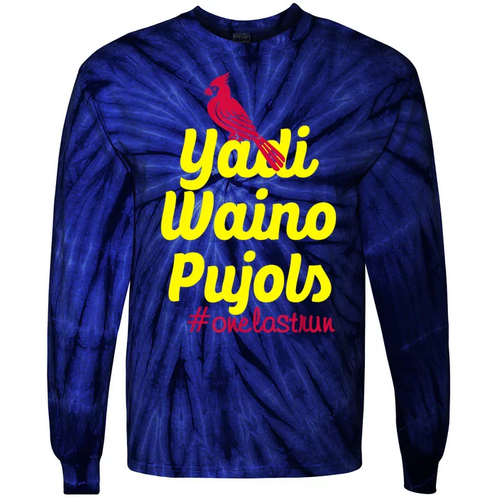 Yadi Waino Pujols Tie-Dye Long Sleeve Shirt