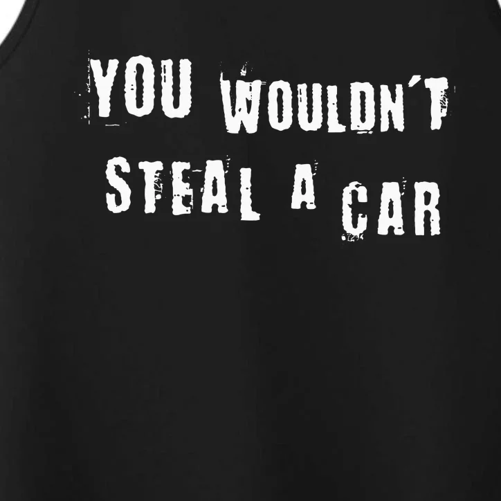 You WouldnT Steal A Car Funny Costume Pirate Theme Party Performance Tank