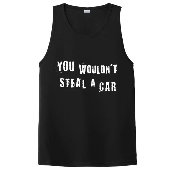 You WouldnT Steal A Car Funny Costume Pirate Theme Party Performance Tank