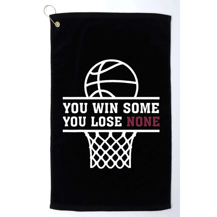 You Win Some You Lose None Platinum Collection Golf Towel