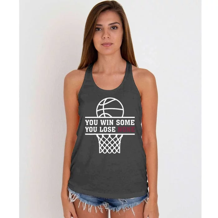 You Win Some You Lose None Women's Knotted Racerback Tank