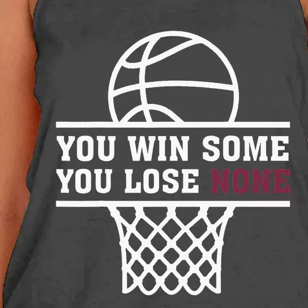 You Win Some You Lose None Women's Knotted Racerback Tank