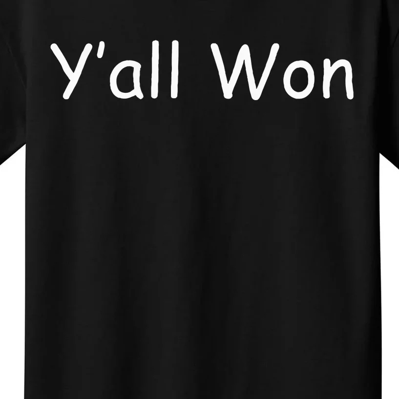 YAll Won Teacher Life Kids T-Shirt