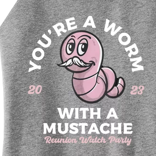 Youre Worm With A Mustache James Tom Ariana Reality Women’s Perfect Tri Rocker Tank