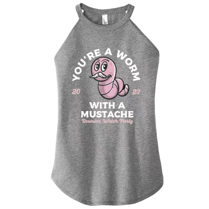 Youre Worm With A Mustache James Tom Ariana Reality Women’s Perfect Tri Rocker Tank