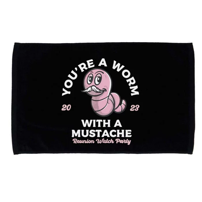 You're Worm With A Mustache James Tom Ariana Reality Microfiber Hand Towel