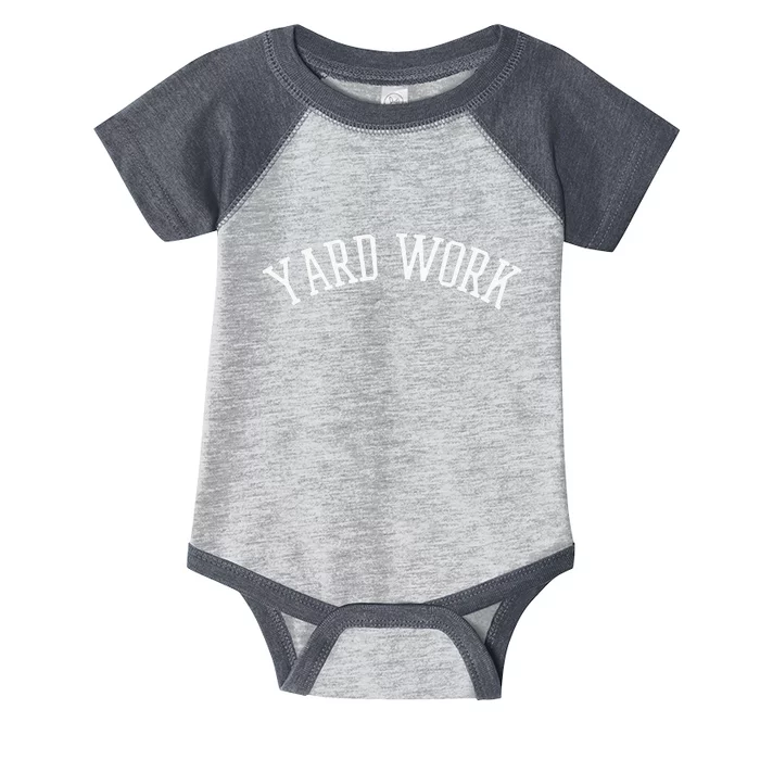 Yard Work Infant Baby Jersey Bodysuit