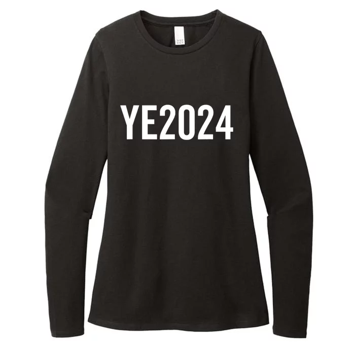 YE2024 Ye 2024 President Election Vote Funny Political Womens CVC Long Sleeve Shirt