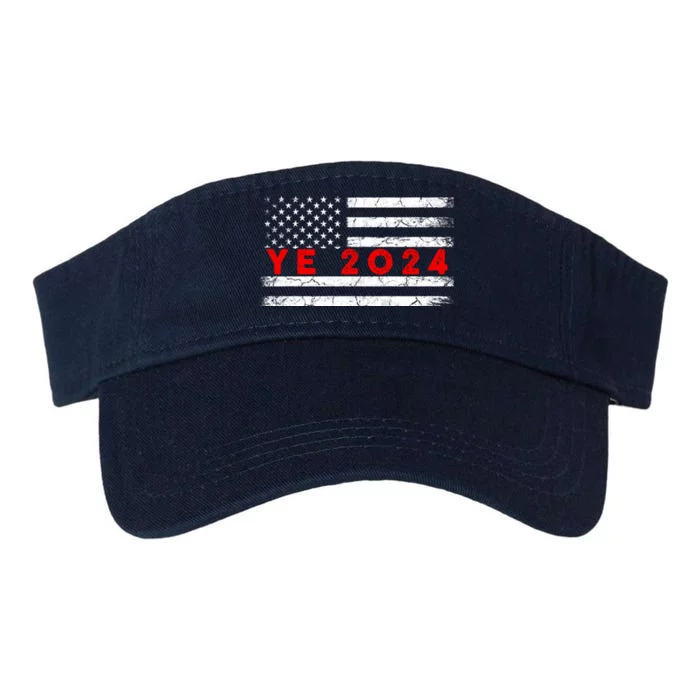 YE2024 Ye 2024 President Election Vote Vintage Valucap Bio-Washed Visor