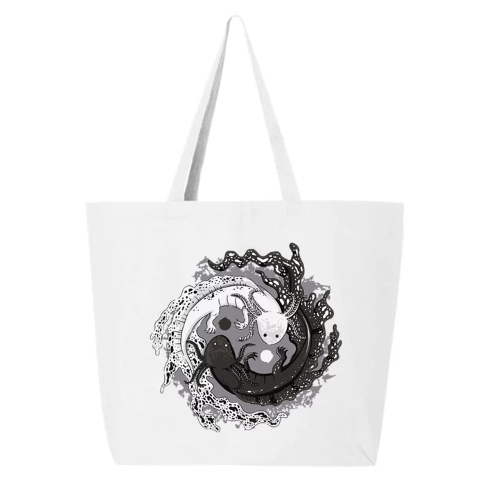 Yin Yang Axolotls Zen Axolotl Meditation Yoga 25L Jumbo Tote