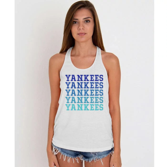 Yankee Women's Knotted Racerback Tank