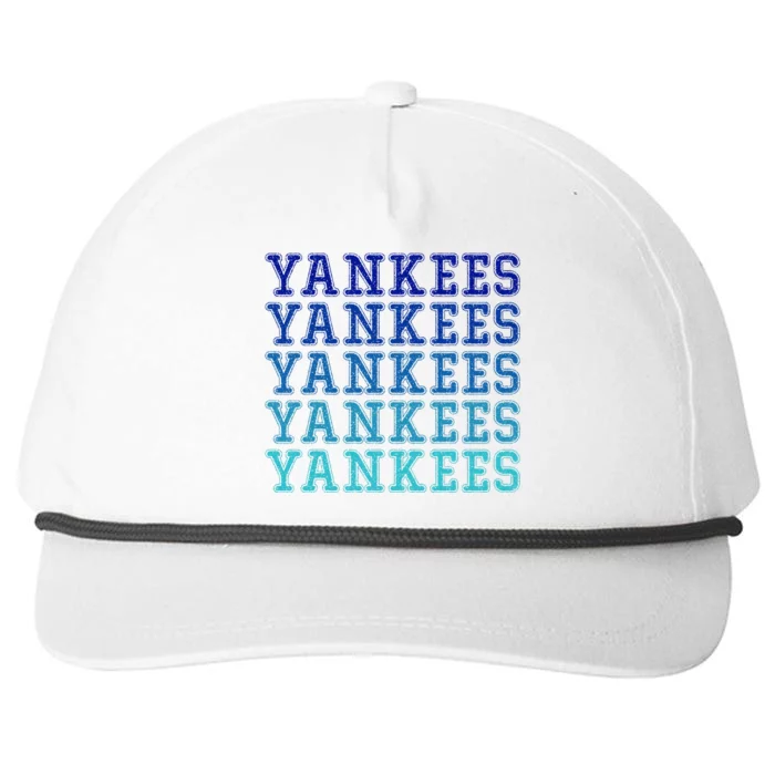 Yankee Snapback Five-Panel Rope Hat