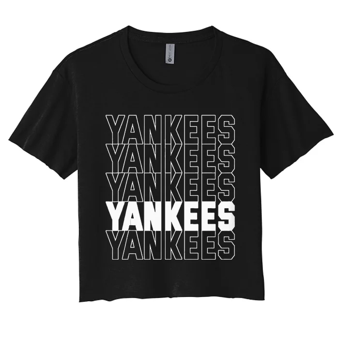 Y.A.N.K.E.E.S Women's Crop Top Tee