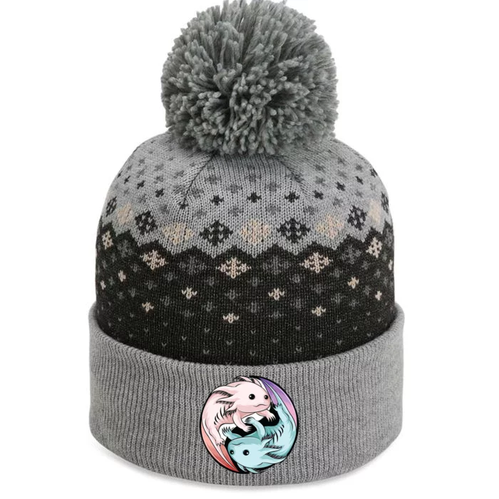 Ying Yang Axolotls The Baniff Cuffed Pom Beanie